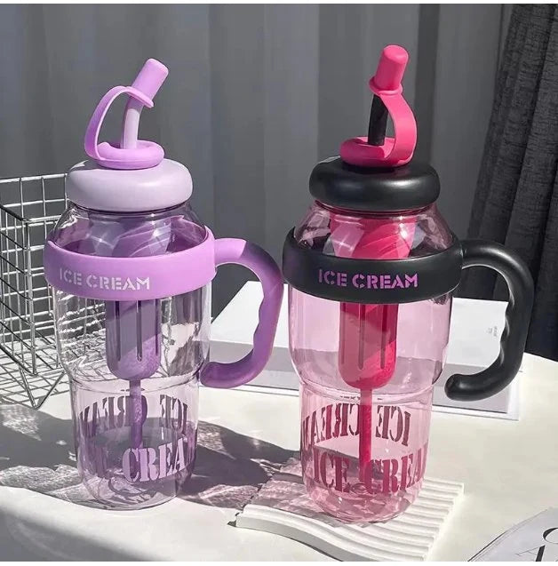 زجاجة مياه محمولة بشكل بطن | Belly Cup Portable Water Bottle