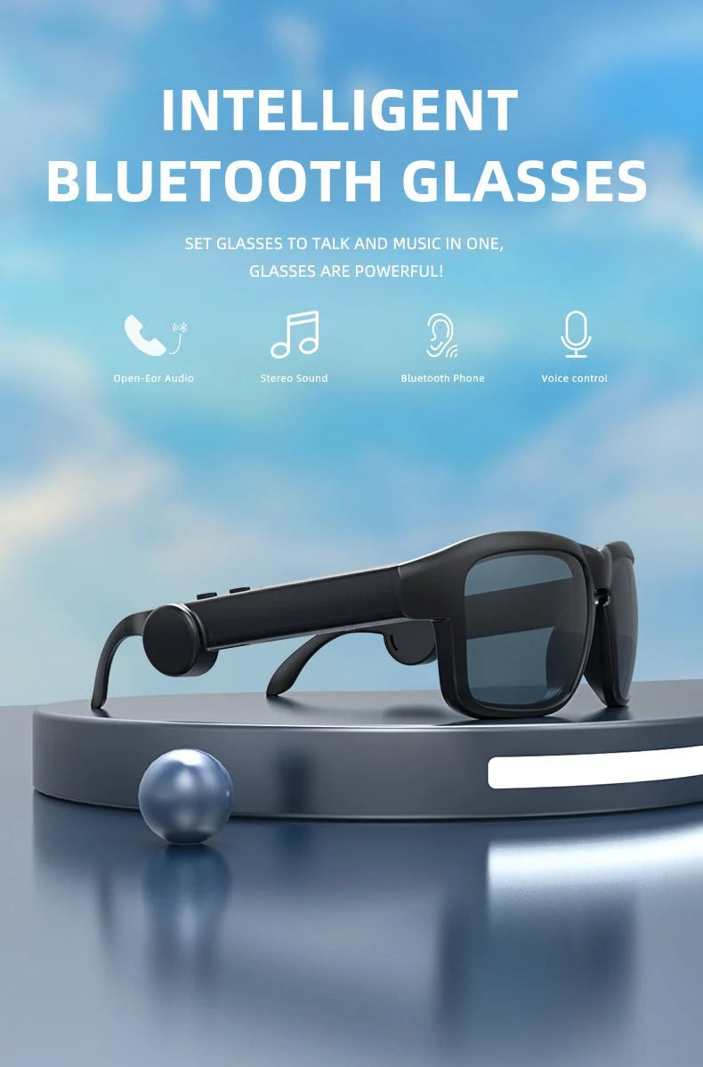نظارة بلوتوث لاسلكية ذكية | Smart Wireless Bluetooth Glasses