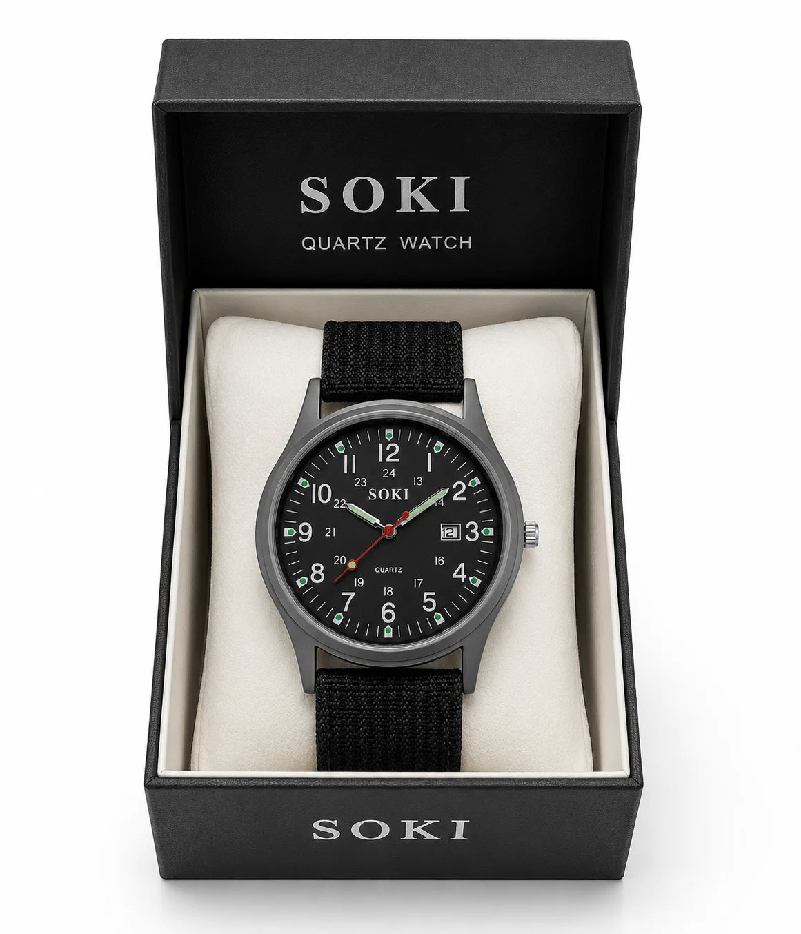Nylon Strap Analog Wristwatch