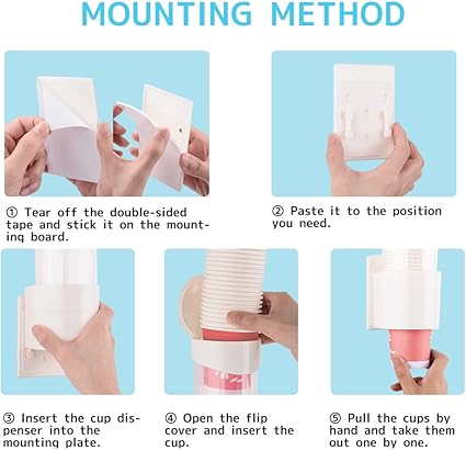 موزع أكواب أوتوماتيكي للاستخدام مرة واحدة | Automatic Disposable Cup Dispenser