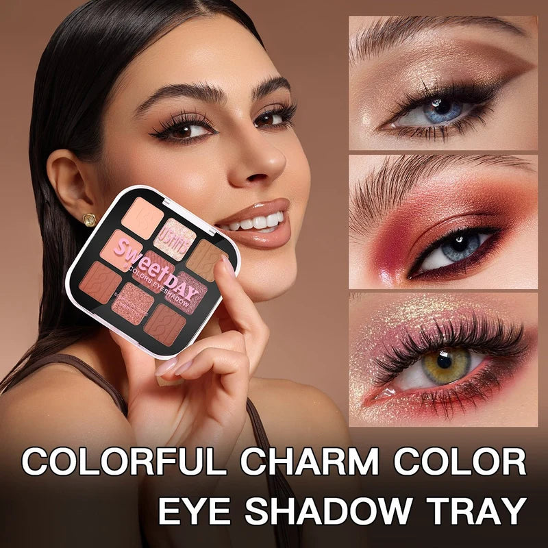 Ushas - Sweetday 9 Colors Eyeshadow
