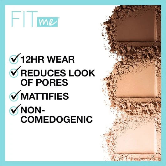 Maybelline Fit Me Matte + Poreless Pressed Powder - Shade 110 Porcelain