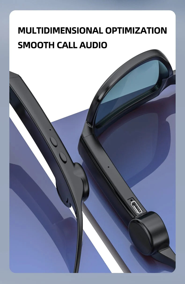 نظارة بلوتوث لاسلكية ذكية | Smart Wireless Bluetooth Glasses