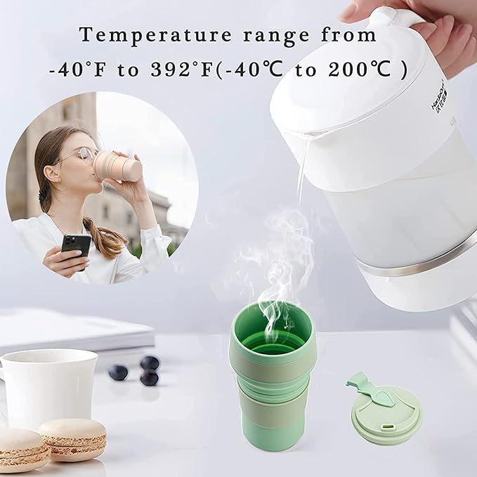 كوب سيليكون قابل للطي للسفر | Travel Silicone Folding Cup