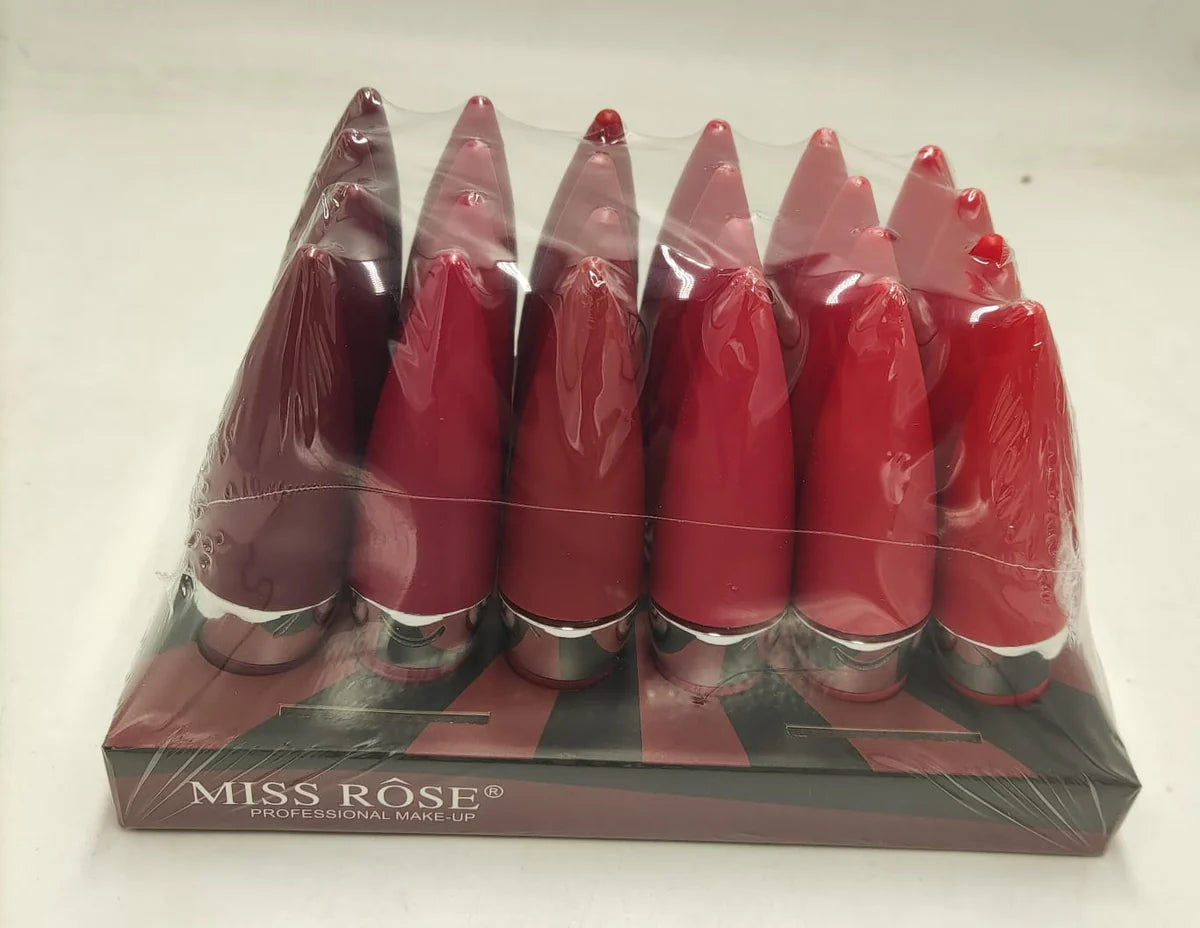 Miss Rose Light Bulb Lipstick Set (24 Shades)
