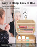 Large Travel Cosmetic Bag with Waterproof Hanging Hook