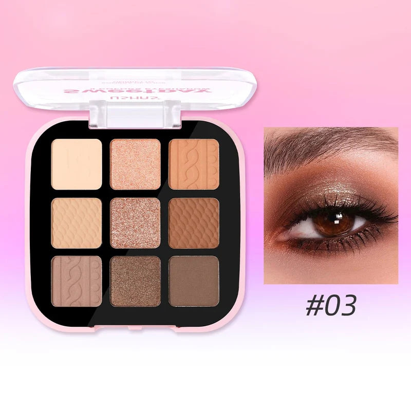 Ushas - Sweetday 9 Colors Eyeshadow