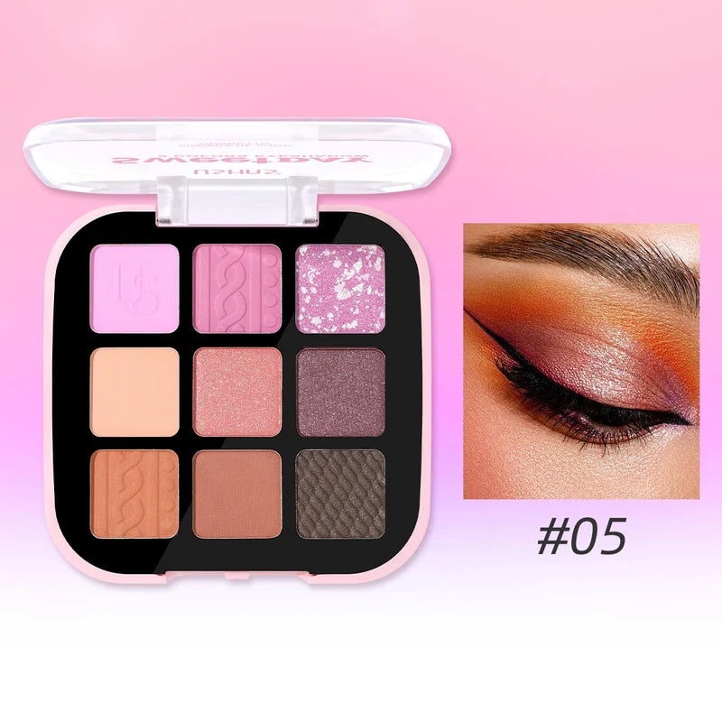 Ushas - Sweetday 9 Colors Eyeshadow