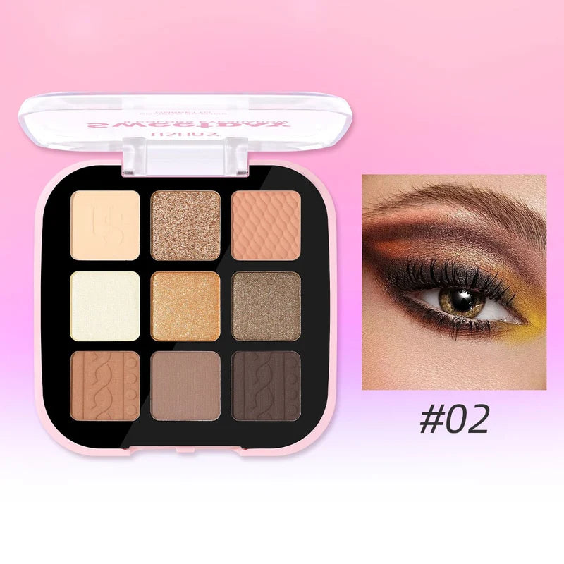 Ushas - Sweetday 9 Colors Eyeshadow