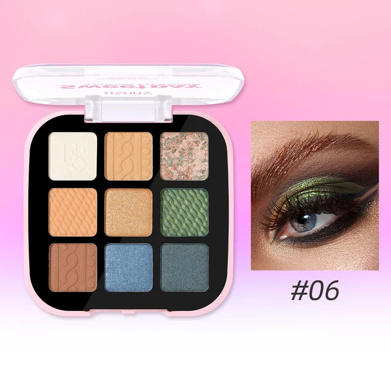 Ushas - Sweetday 9 Colors Eyeshadow