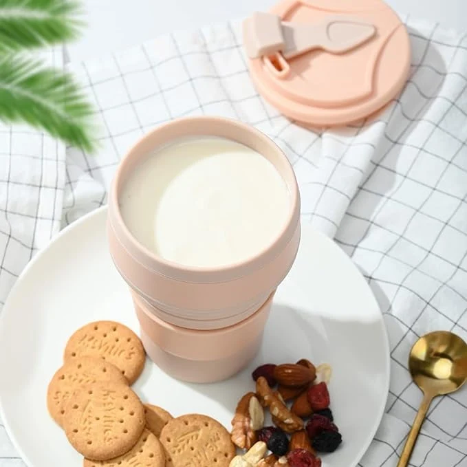 كوب سيليكون قابل للطي للسفر | Travel Silicone Folding Cup