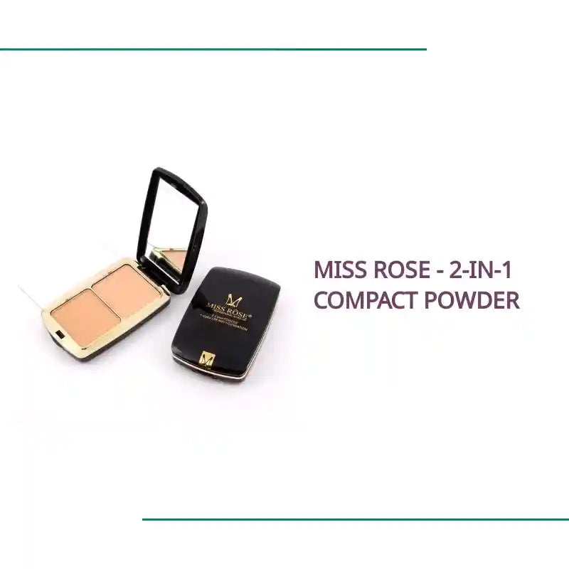 Miss Rose - 2-in-1 Compact Powder by@Outfy